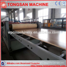 Qingdao Hegu Company wpc pvc board machine to make wood-plastic product such as door floor table furniture